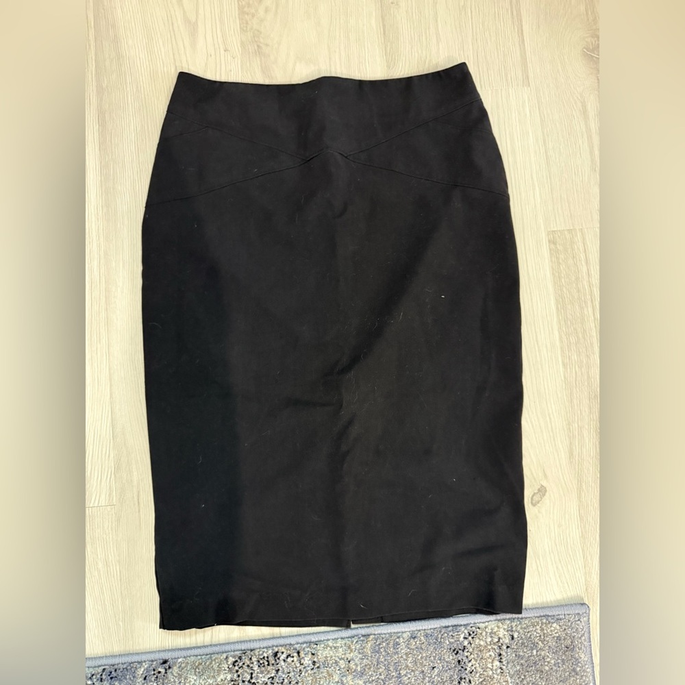 New York & Company Black Midi Pencil Skirt